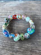 murano rekbare armband, Sieraden, Tassen en Uiterlijk, Armbanden, Verzenden, Zo goed als nieuw, Overige materialen