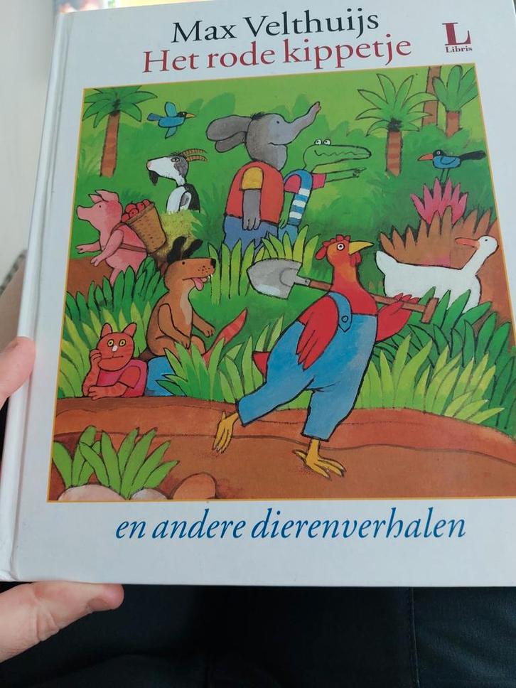 Het rode kippetje - Max Velthuijs, Boeken, Kinderboeken | Jeugd | onder 10 jaar, Gelezen, Sprookjes, Ophalen of Verzenden