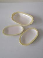 3 regout pastel schalen, Antiek en Kunst, Antiek | Servies los, Ophalen of Verzenden