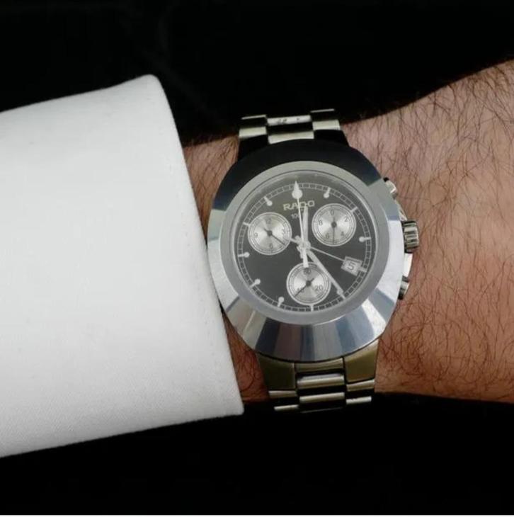 Rado Diastar, Sieraden, Tassen en Uiterlijk, Horloges | Heren, Gebruikt, Polshorloge, Overige merken, Staal, Overige materialen
