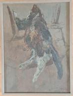Schilderij van Josef Santen (1926-1988). Zwangere poes., Ophalen of Verzenden