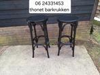 Thonet barkrukken set van 2 st, Huis en Inrichting, Barkrukken, Ophalen, Zo goed als nieuw, 60 tot 90 cm