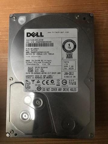 DELL HDD 1TB HUA722010CLA330 beschikbaar voor biedingen