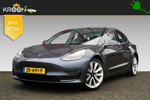 Tesla Model 3 Long Range AWD 75kWh Autopilot (bj 2019), Auto's, Tesla, Bedrijf, Te koop, Model 3, 4x4, ABS, Achteruitrijcamera
