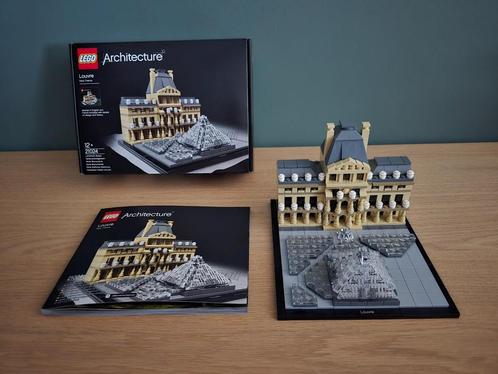 Lego Architecture 21024 Louvre, Kinderen en Baby's, Speelgoed | Duplo en Lego, Zo goed als nieuw, Lego, Complete set, Ophalen of Verzenden