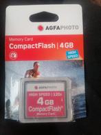 Nieuwe Compactflash sd card 4gb high speed, Nieuw, Ophalen of Verzenden, 4 GB, Fotocamera