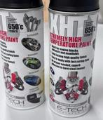 2X E-TECH 400ml High Temperature uitlaat verf Zwart Spuitbus, Ophalen of Verzenden, A, A, A