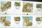 afghanistan 1985 set wwf fdc katachtige wildlife zoogdieren, Ophalen of Verzenden, Postfris, Dier of Natuur