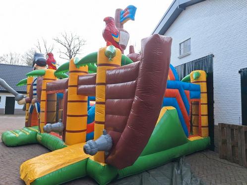 Te huur piraten schip xxl super tof springkussen, Kinderen en Baby's, Speelgoed | Buiten | Springkussens, Zo goed als nieuw, Ophalen