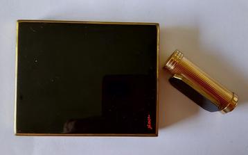 Vintage Corona Paris poederdoos + lipstick beschikbaar voor biedingen
