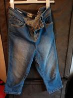 Leuke broek maat 46 tot onder de knie, Ophalen of Verzenden, Zo goed als nieuw, Blauw, Overige jeansmaten