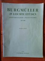 Burgmuller:25 Easy Studies - Opus 100  (gr. 2-3, na A), Gebruikt, Klassiek, Les of Cursus, Ophalen of Verzenden