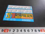 sticker Kalender 1978 België Peer PAESEN Bouwmaterialen, Ophalen, Zo goed als nieuw, Bedrijf of Vereniging