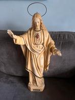 Antiek Jezus Beeld Heilig Hart., Antiek en Kunst, Ophalen of Verzenden