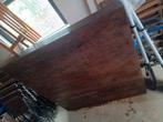 Teakhouten Salontafel, Ophalen, Gebruikt, Minder dan 50 cm, Rechthoekig