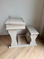 Oud schoolbankje, Kinderen en Baby's, Kinderkamer | Tafels en Stoelen, Ophalen, Gebruikt, Tafel(s) en Stoel(en)