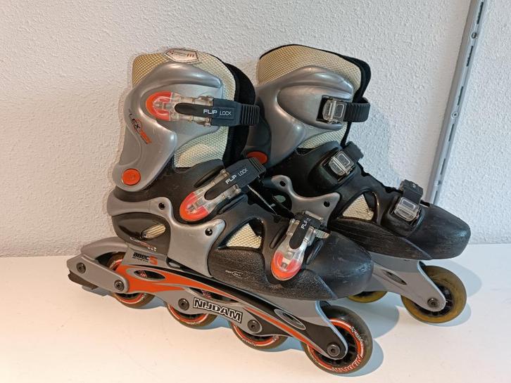 Nijdam Flextech Skeelers/Inline Skates Maat 39, Sport en Fitness, Skeelers, Gebruikt, Inline skates 4 wielen, Overige merken, Verzenden