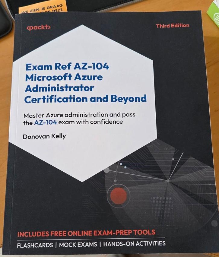 Microsoft Azure Administrator AZ-104 Examen Ref, Boeken, Informatica en Computer, Zo goed als nieuw, Vakgebied of Industrie, Ophalen of Verzenden