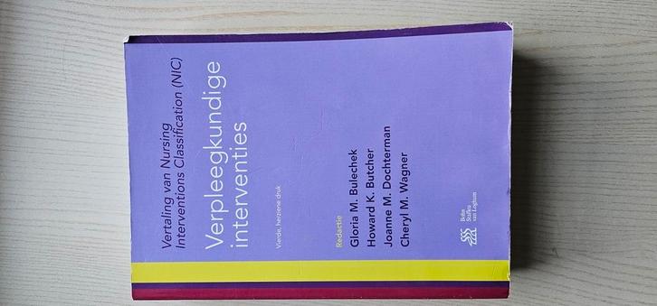 Verpleegkundige interventies, Boeken, Wetenschap, Zo goed als nieuw, Sociale wetenschap, Ophalen of Verzenden