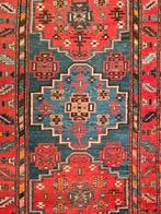Handgeknoopt Perzisch wol Khamseh tapijt Iran 102x186cm, Perzisch vintage oosters HYPE, 100 tot 150 cm, 150 tot 200 cm, Overige kleuren