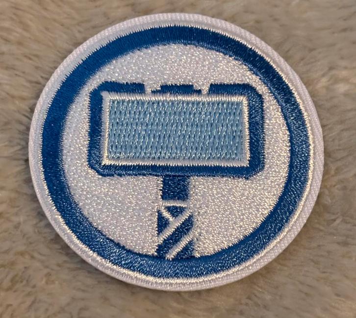 Marvel Avengers Embleem: Thor. Nieuw!, Hobby en Vrije tijd, Kledingpatronen, Nieuw, Man, Overige merken, Ophalen of Verzenden