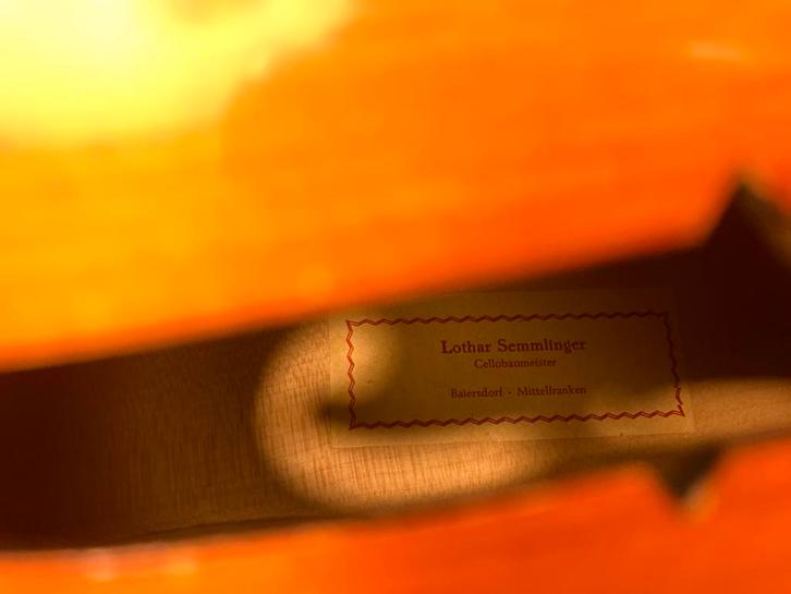 Studiecello met Strijkstok & Hoes, Muziek en Instrumenten, Strijkinstrumenten | Cello's, Gebruikt, 4/4-cello, Met koffer, Ophalen