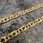 14k gouden ketting valkenoog schakel nieuw italy, Ophalen of Verzenden, Nieuw, Goud