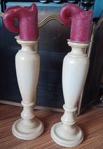 Aardewerk Kandelaars - Set van 2, Ophalen of Verzenden, Overige materialen, Minder dan 25 cm