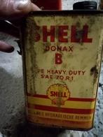 Shell,Lockheed en Fina vintage olieblikken., Ophalen of Verzenden, Gebruikt, Verpakking