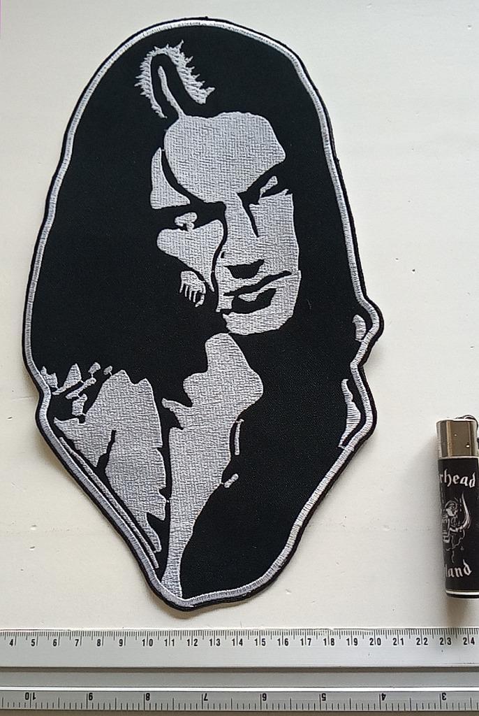 Type O Negative erg mooie Peter Steele shaped backpatch, Verzamelen, Muziek, Artiesten en Beroemdheden, Nieuw, Kleding, Verzenden