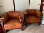 Twee Schapenlederen fauteuils, erg mooi!, Huis en Inrichting, Ophalen, Gebruikt, Minder dan 75 cm, 75 tot 100 cm