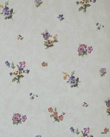 9916 Origineel uniek vintage oud behang wallpaper swiet beschikbaar voor biedingen