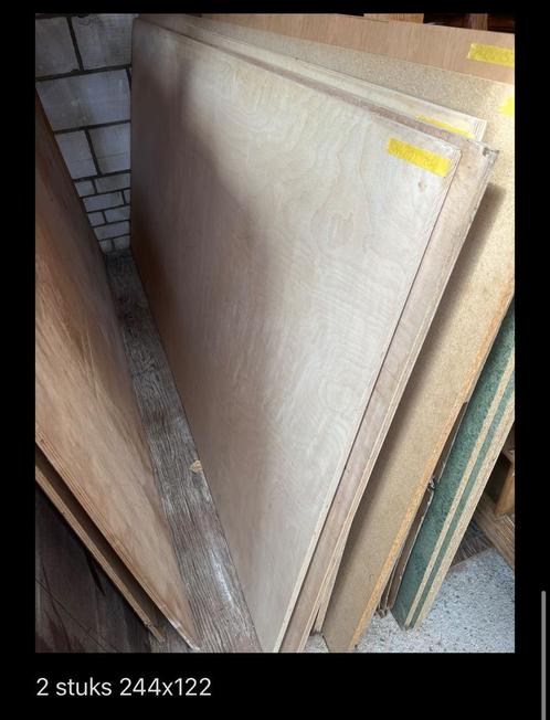 Multiplex Mdf spaanplaat diverse maten., Doe-het-zelf en Verbouw, Platen en Panelen, Zo goed als nieuw, Multiplex, Minder dan 20 mm