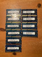 Partij 10x 2GB 1Rx8 PC3 DDR3 RAM Laptop Geheugen, Computers en Software, RAM geheugen, Gebruikt, DDR3, Ophalen of Verzenden, 2 GB