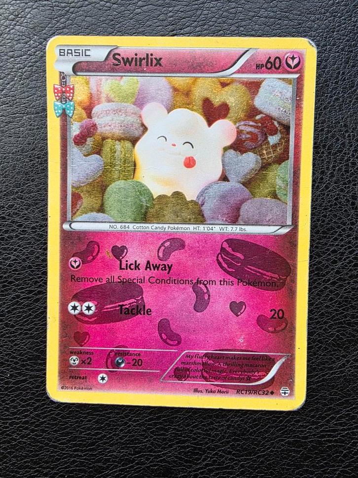 Swirlix rc19 xy generations, Hobby en Vrije tijd, Verzamelkaartspellen | Pokémon, Nieuw, Losse kaart, Ophalen of Verzenden