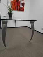 Italiaanse designtafel, Ophalen, Gebruikt, 50 tot 100 cm, Glas