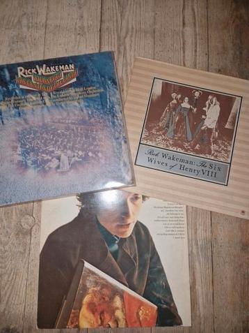 rick wakeman & bob dylan lp's  beschikbaar voor biedingen