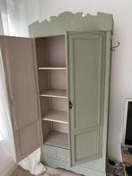 Brocante shabby kast lindegroen, Ophalen of Verzenden, Zo goed als nieuw