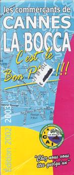 Plgr1050 plattegrond cannes la bocca frankrijk 2002/2003, Gelezen, Frankrijk, Ophalen of Verzenden, Landkaart