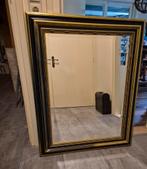 Spiegel incl lijst +/- 80x100 cm goud/donkerblauw, Ophalen, Gebruikt, 75 tot 100 cm, Minder dan 100 cm
