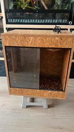Osb terrarium 63/60/40, Dieren en Toebehoren, Reptielen en Amfibieën | Toebehoren, Ophalen, Zo goed als nieuw, Terrarium of Paludarium