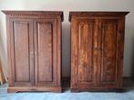2 soortgelijke houten kasten, Antiek en Kunst, Antiek | Meubels | Kasten, Ophalen
