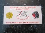 85.  Militaria, oud tegeltje Van Heutsz, Ophalen, Zo goed als nieuw