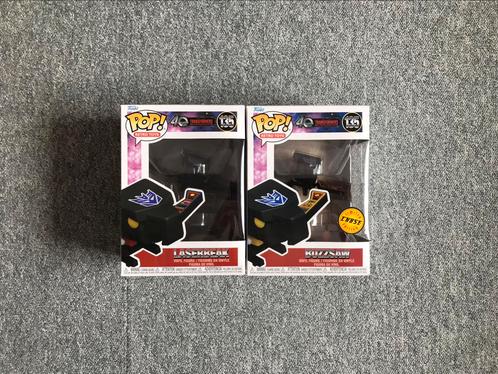 FUNKO POP TRANSFORMERS 40TH ANNIVERSARY LASERBEAK & BUZZSAW, Verzamelen, Transformers, Nieuw, G1, Decepticons, Ophalen of Verzenden