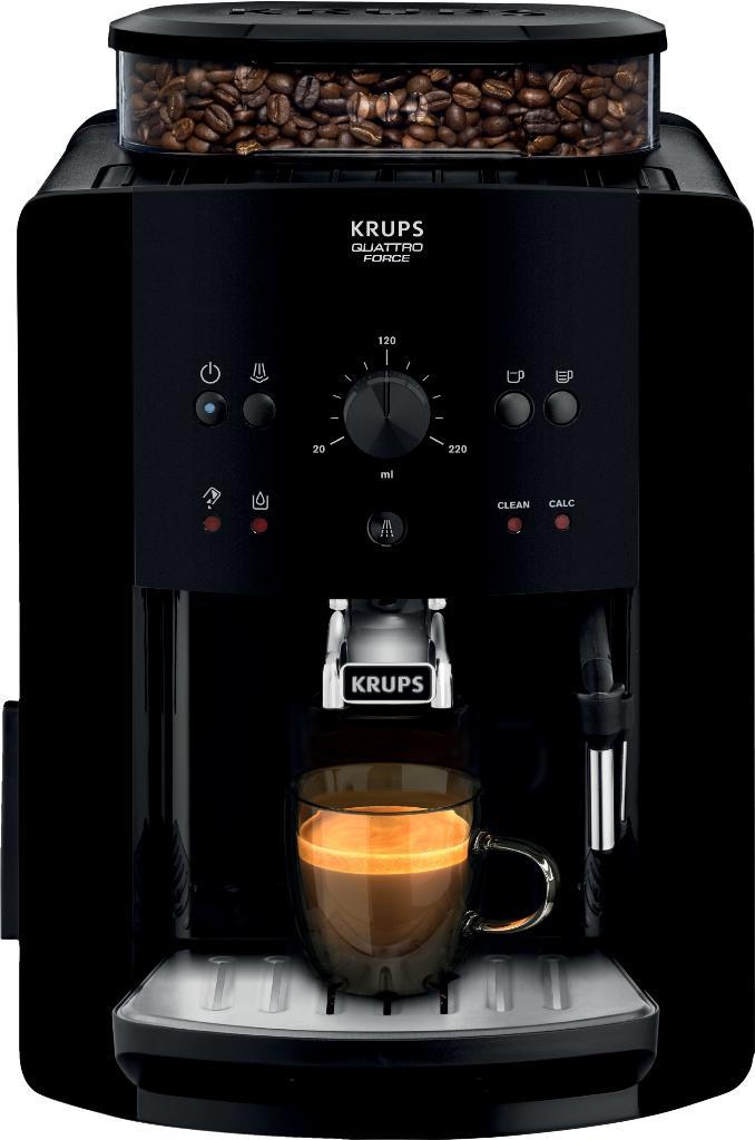 Krups Quattro Force, Witgoed en Apparatuur, Koffiezetapparaten, Zo goed als nieuw, Gemalen koffie, Koffiebonen, Koffiemachine