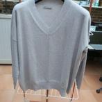 Oversized pull v-hals grijs cashm Hemisphere mt 42 (44), Hemisphere, Maat 42/44 (L), Ophalen of Verzenden, Zo goed als nieuw