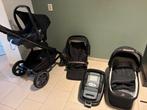 Nuna Mixx Next Kinderwagen compleet+maxi cosi+base, Verstelbare duwstang, Zo goed als nieuw, Ophalen, Kinderwagen