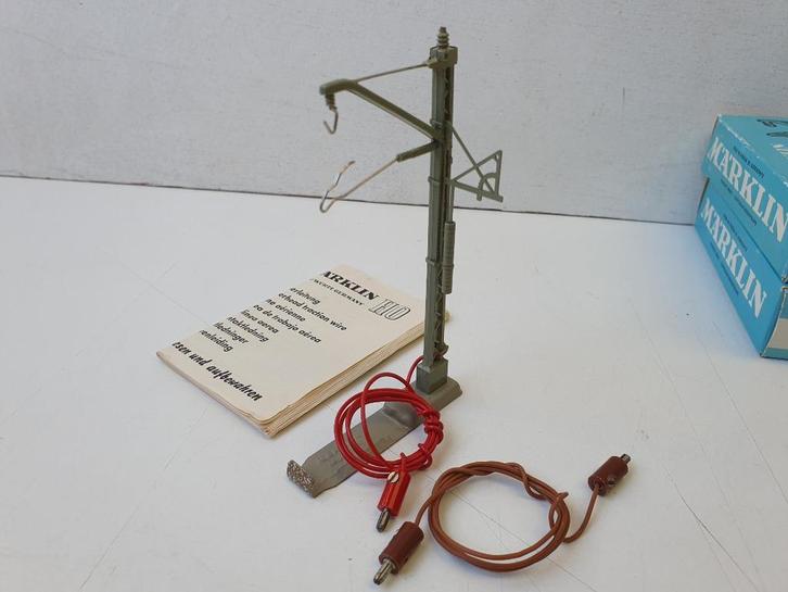 MARKLIN H0 7010 Aansluitmast met rijdraadspanner € 4,00/stuk, Hobby en Vrije tijd, Modeltreinen | H0, Nieuw, Rails, Wisselstroom
