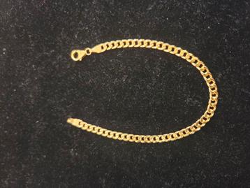 14 k gouden gourmet armband 4,3 gram beschikbaar voor biedingen