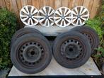 Winterbanden set Citroën C4 (2008) - 205/55R16 Velg 4x108 mm, Gebruikt, 16 inch, Banden en Velgen, Personenwagen